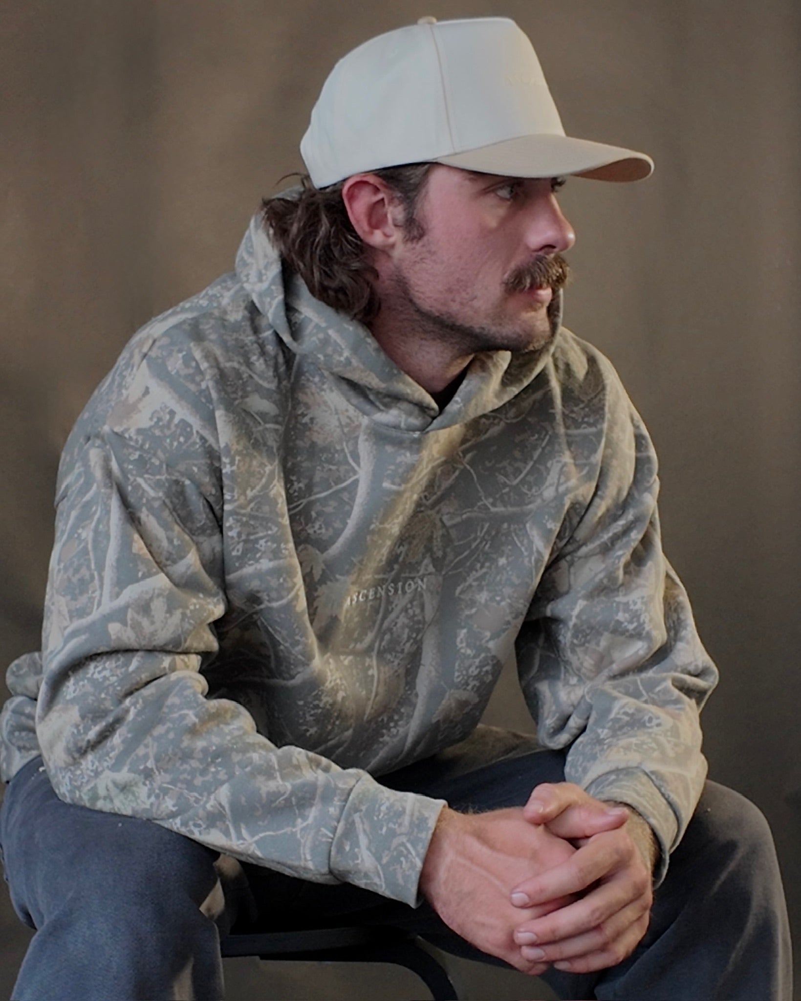 Beige 5-Panel Hat