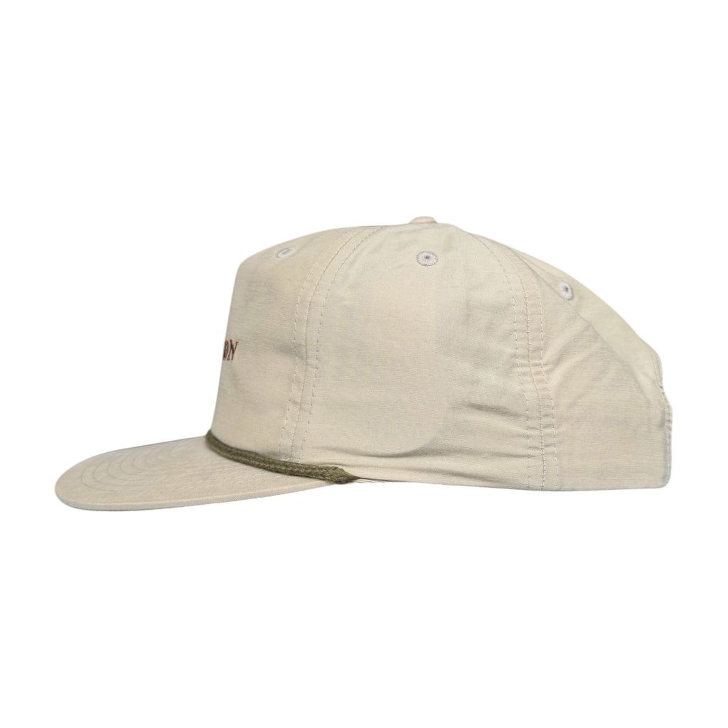Beige Rope Hat