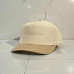 Beige 5-Panel Hat