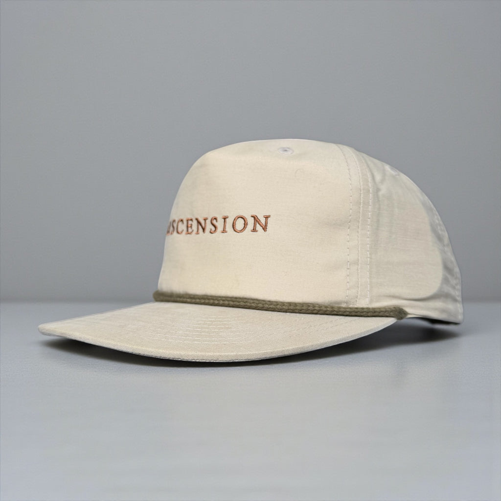 Beige Rope Hat