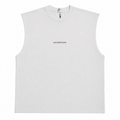 Sleeveless Tee - White
