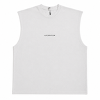 Sleeveless Tee - White