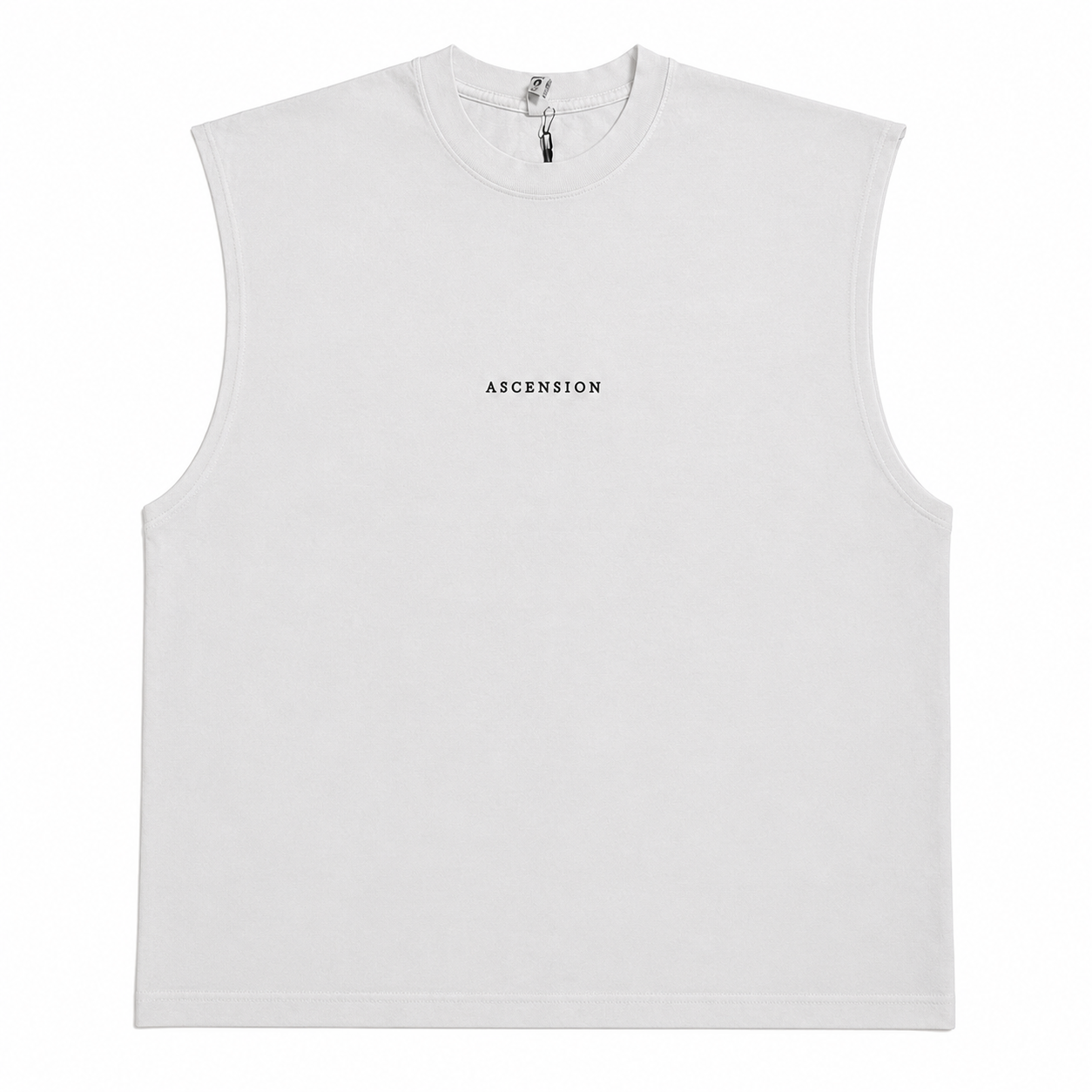 Sleeveless Tee - White
