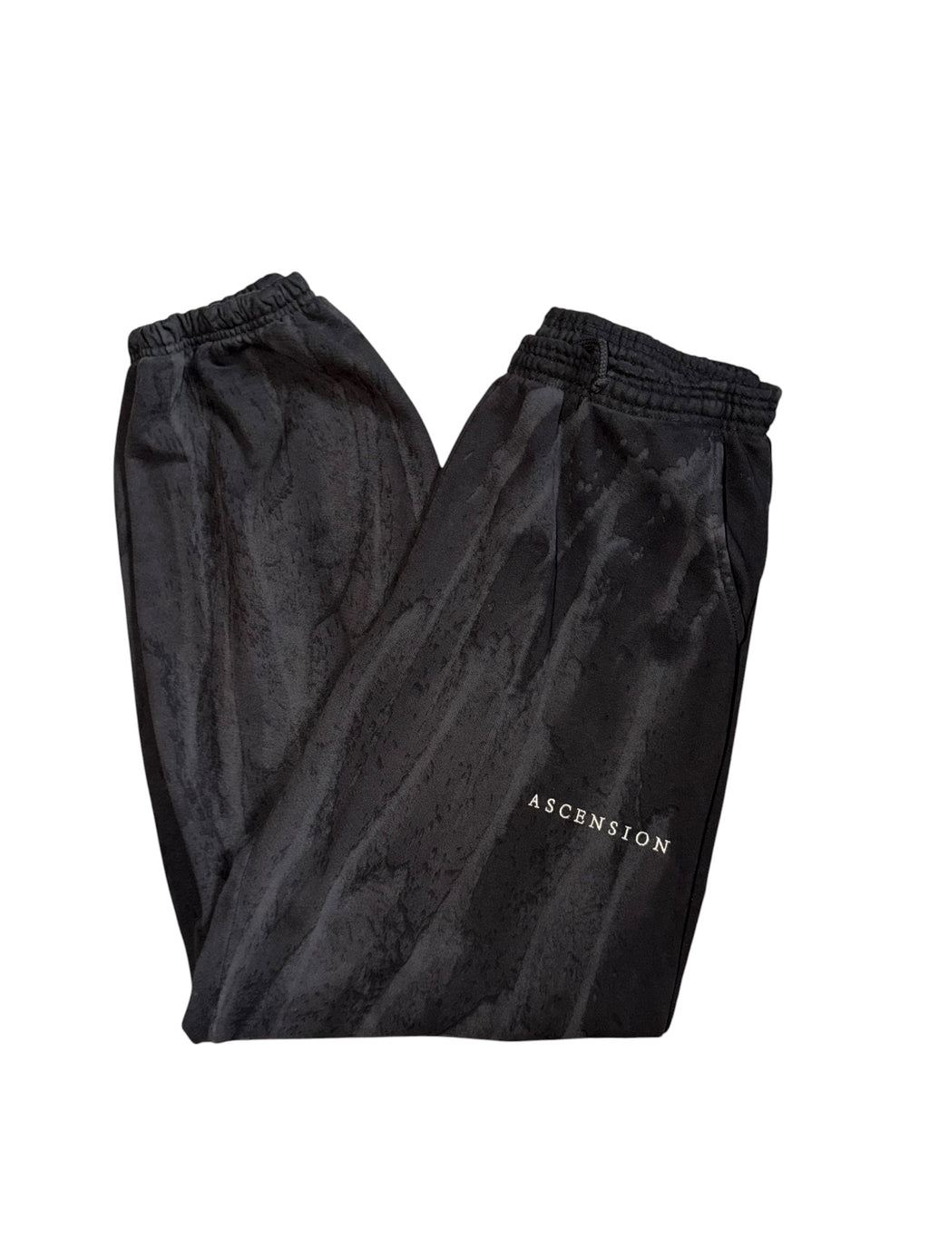Black Drip Dye Jogger Sweats