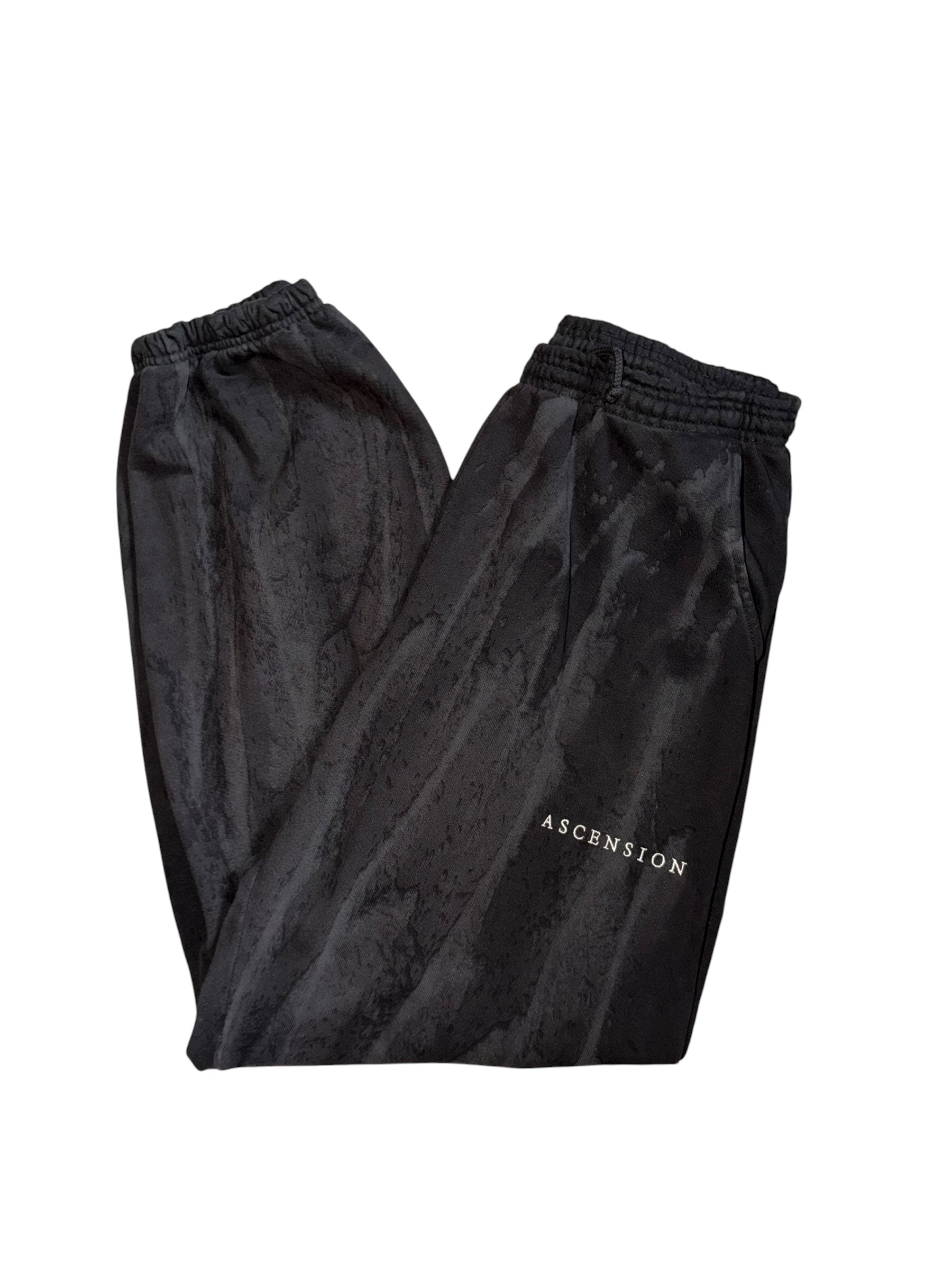 Black Drip Dye Jogger Sweats