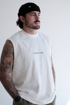 Sleeveless Tee - White