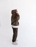 Olive Drip Dye Jogger Sweats