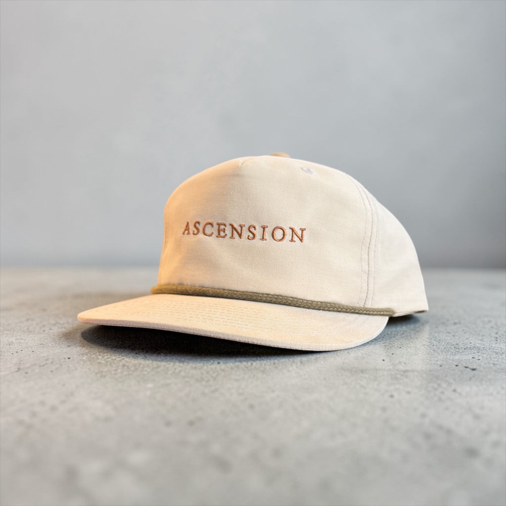 Beige Rope Hat