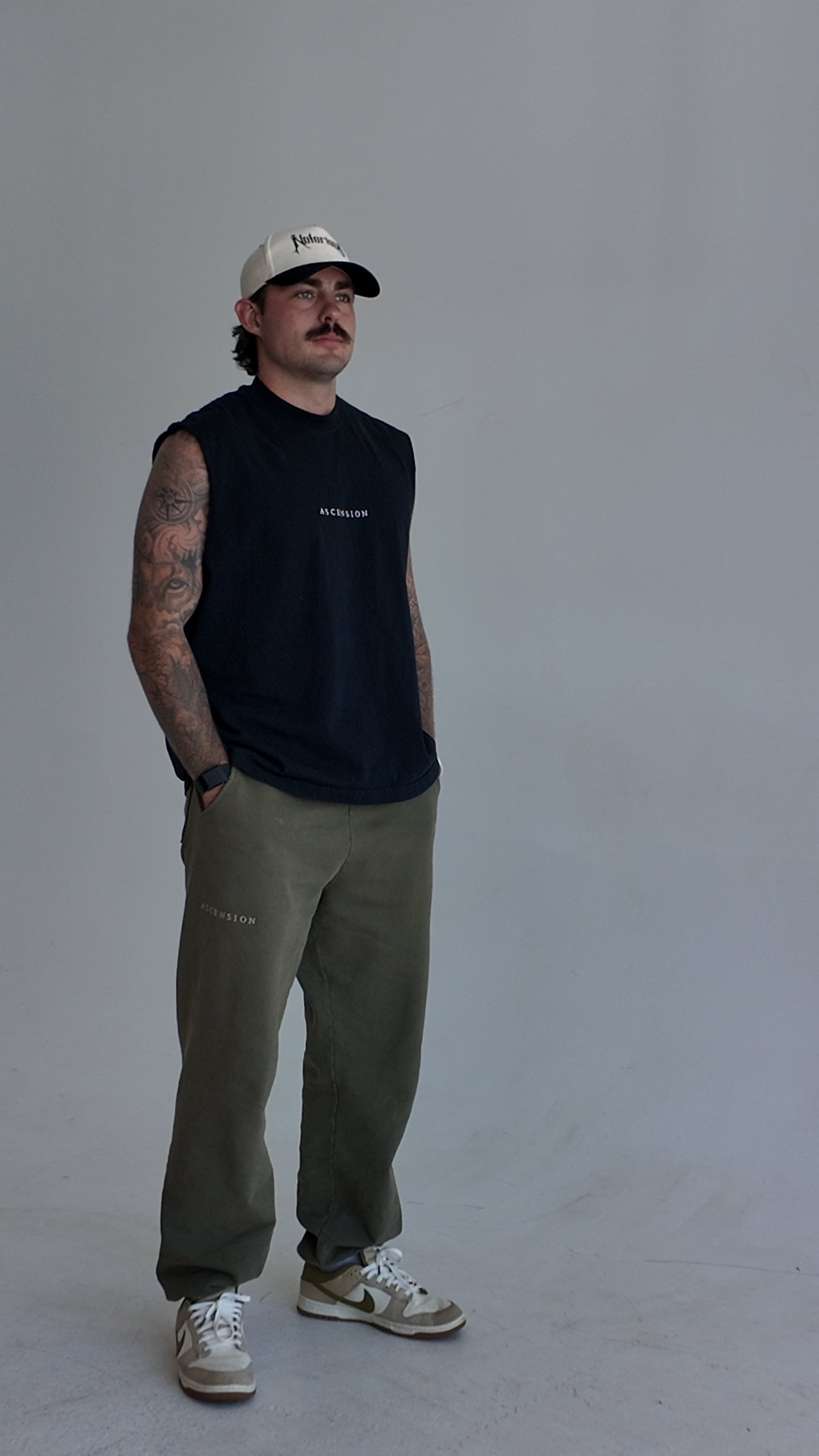 Sleeveless Tee - Black