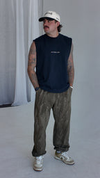 Sleeveless Tee - Black