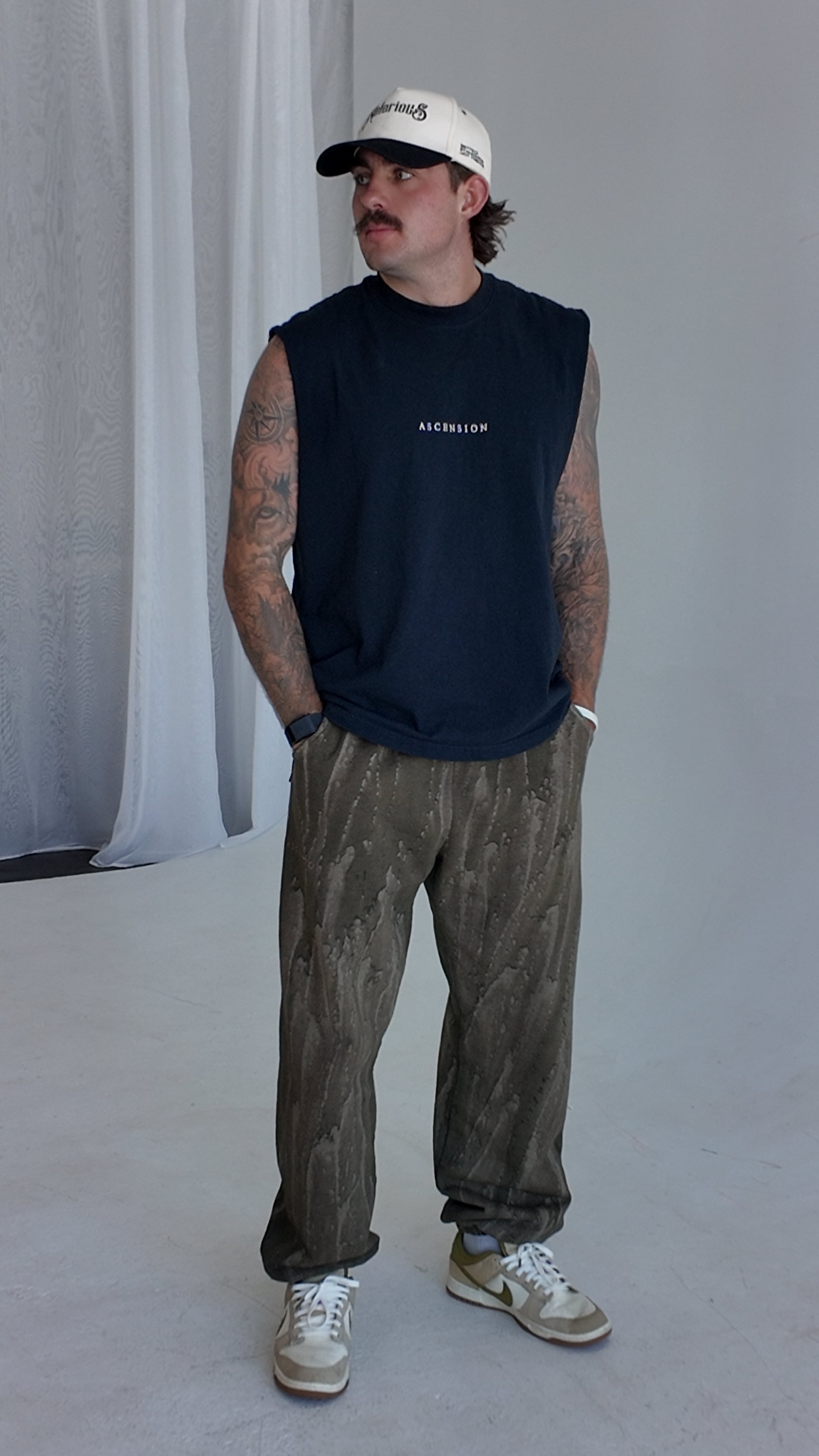 Sleeveless Tee - Black